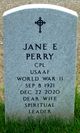 Mrs Jane E. Perry Photo