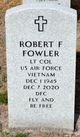 Robert F. Fowler Photo