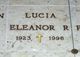  Eleanor R. <I>Cameron</I> Lucia