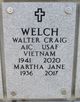 Walter Craig “Wally” Welch Photo