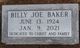 Billy Joe “Bill” Baker Photo