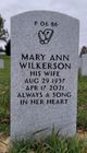 Mary Ann Adams Wilkerson Photo