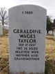 Geraldine “Jerrye” Wages Taylor Photo
