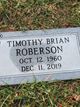 Timothy Brian “Timmy” Roberson Photo
