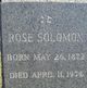  Rose Solomon