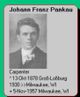  Johann Franz “John” Pankau