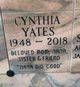 Cynthia Marie “Cindy” Kitchen Yates Photo