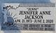 Jennifer Anne “Jenni” Jackson Photo
