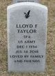 Lloyd Franklin Taylor Photo