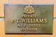 Private Percy Thomas Williams