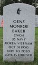 Gene Monroe Baker Photo