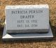 Patricia Sykes “Patsy” Person Draper Photo