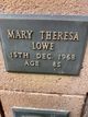  Mary Theresa Lowe