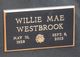 Willie Mae Westbrook Photo
