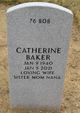 Mrs Catherine L. Everett Baker Photo