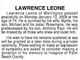 Lawrence “Larry” Leone Photo