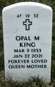 Opal Marie Slaughter King Photo