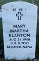Mary Martha Blanton Photo