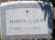  Marian G. <I>Becker</I> Gray