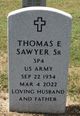 Thomas Edward Sawyer Sr. Photo
