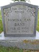  Ramona Jean <I>Brien</I> Bass