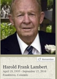  Harold Frank Lambert