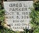 Gregory Lee “Greg” Parker Photo