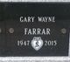 Gary Wayne Farrar Photo