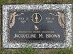 Jacqueline M. “Jackie” Weaver Brown Photo