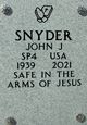 John Joseph Snyder Photo