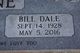 Billy Dale “Bill” Horne Photo