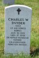 Charles William “Chuck” Snyder Photo