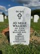  Jo Nelle <I>Powell</I> Williams