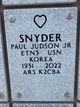 Paul Judson Snyder Jr. Photo