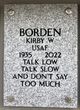  Kirby W. Borden
