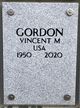  Vincent Michael Gordon