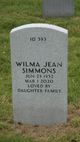 Mrs Wilma Jean Simmons Photo