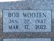 Robert Earl “Bob” Wooten Photo