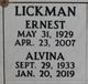  Ernest Lickman