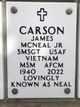 SMSGT James McNeal “Neal” Carson Jr. Photo