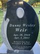 Danny Wesley Weir Photo