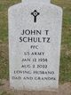 John Thomas Schultz - Obituary