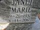 Janet Marie Pierce Photo