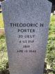 2LT Theodoric Henry Porter
