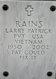 Larry Patrick “Pat” Rains Photo