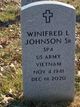 Winifred Lee “Tiny” Johnson Sr. Photo