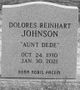 Dolores “Aunt DeDe” Reinhart Johnson Photo