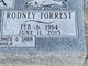 Rodney Forrest “Rod” Cox Photo