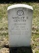  Wesley E Gentry