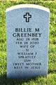  Billie Mae <I>Barrett</I> Greenbey